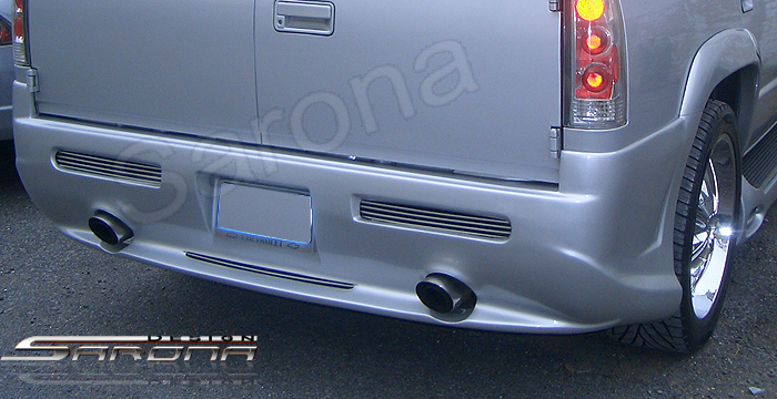Custom Chevy Tahoe Rear Bumper  SUV/SAV/Crossover (1992 - 1999) - $590.00 (Part #CH-003-RB)